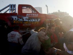 En el accidente con la 'monster truck' murieron nueve personas. NTX ARCHIVO /