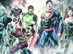 A la carga. El Sindicato del Mal: Owlman, Deathstorm, Johnny Quick, Power Ring, Ultraman y Superwoman. ESPECIAL DC Comics  /