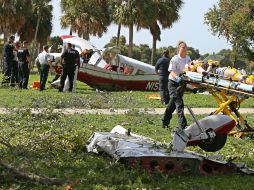 Un Piper PA-28 se precipita en San Petersburgo, en el centro de Florida. AP  S. Keeler  /