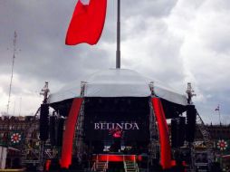 La cantante se presentará después de haberse realizado la ceremonia del Grito de Independencia. TWITTER @belindapop  /