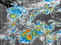 El meteoro se ubica a unos 515 kilómetros al sur de Huatulco, Oaxaca. ESPECIAL  smn.cna.gob.mx  /