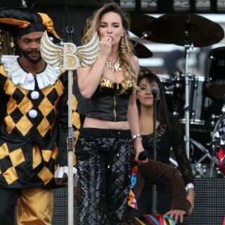 Joan Sebastián, Lucero y Belinda dan el Grito en el Zócalo