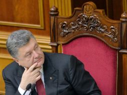 El presidente de Ucrania, Petro Poroshenko, viaja a Canadá y a Estados Unidos. AFP G. Savilov  /