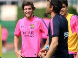 El jugador de 22 años inició su aventura con el Barsa en 2010. TWITTER: @FCBarcelona_es  /