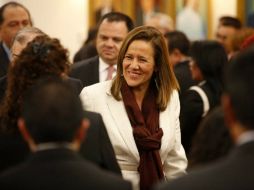 Zavala asegura que no sólo como legisladora se puede trabajar por México. NTX ARCHIVO /