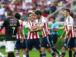 Chivas venció 2-0 a los Xolos de Tijuana ayer por la noche. EL INFORMADOR E. Pacheco  /