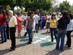 En un simulacro se ensaya la manera más segura de actuar en una situación de emergencia. EL INFORMADOR ARCHIVO /