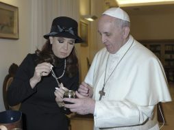 Esta será la tercera vez que el Papa Francisco y Cristina Fernández se reúnen. AP ARCHIVO /