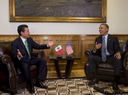 Peña Nieto y Obama hablarán sobre los trabajos en participación ciudadana, transparencia y corrupción. AP ARCHIVO /