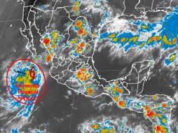 El fenómeno climático se ubica a 425 kilómetros al sur-sureste de Cabo San Lucas. TWITTER  @conagua_clima  /