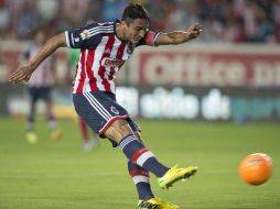 Chivas marcha en la duodécima posición con nueve unidades y un partido pendiente con Monterrey. MEXSPORT O. Martínez  /