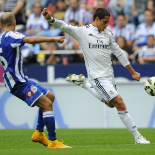 'Chicharito' anota doblete con Real Madrid