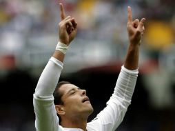 ''Siempre trato de ser ecuánime y humilde, es un gran comienzo y me dará confianza'', asegura ''Chicharito''. EFE Lavandeira  /