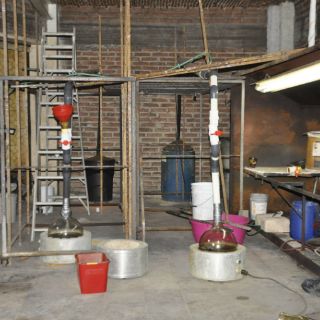 Aseguran laboratorio de drogas en La Ruana