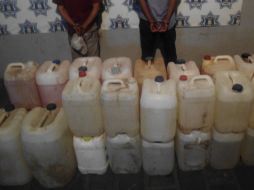 Los hombres fueron puestos a disposición de las autoridades correspondientes. ESPECIAL Policía de Tonalá  /