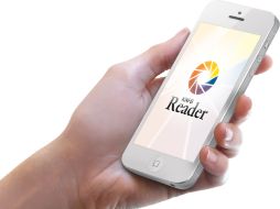 La aplicación está disponible sólo para dispositivos iPhone de Apple. ESPECIAL  knfbreader.com  /