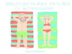 ¿Quién dijo que quitarse el vello era una obligación para las mujeres y sinónimo de masculinidad en los hombres?. PINTEREST R. Salazar  /
