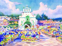 El corazón del pueblo está en el templo, que presume una influencia de arte popular. EL INFORMADOR ARCHIVO /