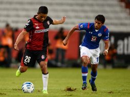 Atlas le ganaba 1-0 en el primer tiempo a la Máquina del Cruz Azul. MEXSPORT A. Macías  /