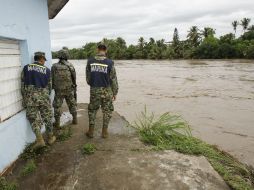 En la zona es desplegado personal del Ejército, de la Marina y Protección Civil. EFE  ARCHIVO  /