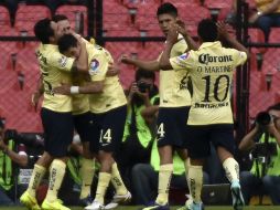 Las Águilas terminan con la racha de tres partidos sin ganar. AFP Y. Cortez  /