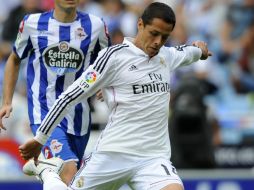 ''Chicharito'' es considerado para formar parte de la delantera ''merengue''. AFP ARCHIVO /