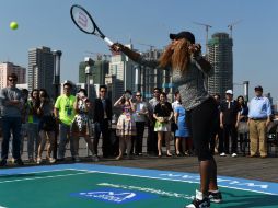 Williams a la cabeza, la rumana Simona Halep se mantiene en segundo. AFP G. Baker  /