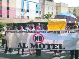 Los vecinos señalan que la construcción del motel aumentaría la inseguridad en la zona y provocaría problemas en el tránsito libre. EL INFORMADOR / T. Villaseñor