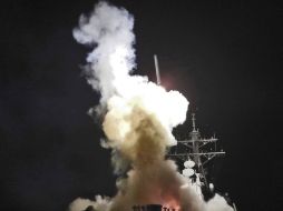 Según el Observatorio Sirio de Derechos Humanos los bombardeos han sido dirigos a objetivo del EI en Al Raqa y en Deir al Zur, Siria. EFE / US NAVY R.Eubank