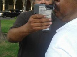 El conductor fue detenido el día de ayer cuando circulaba por dos carriles de Avenida 16 de Septiembre. TWITTER / @TransporteJal