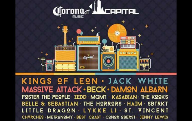 Kings of Leon, Jack White y The Horros son algunos de los participantes del festival. TWITTER / @CoronaCapital