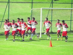 Los Rojinegros no bajan la guardia a pesar de estar calificados. EL INFORMADOR / E. Barrera