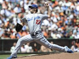 Kershaw abrirá un juego de esta temporada regular por última vez mañana ante San Francisco, en casa, en busca de su triunfo 21. EFE / ARCHIVO