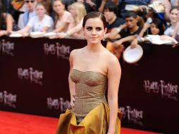 Emma Watson se encuentra amenazada por hackers, que afirman tener imágenes suyas bastante 'comprometedoras'. AFP / ARCHIVO