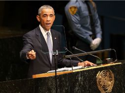 En su mensaje ante la Asamblea General, Obama critica las acciones de Rusia en Ucrania. AFP / S. Platt