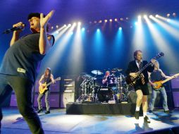 El vocalista Brian Johnson, el baterista Phil Rudd y el bajista Cliff Williams seguirán durante la gira. AP / J. Pitman