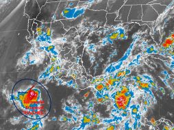El meteoro se localiza a 525 kilómetros al suroeste de Manzanillo. TWITTER / @conagua_clima