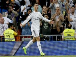 Cristiano ha marcado en los últimos 13 partidos de Liga en el Estadio Santiago Bernabéu. EFE / J. Martín