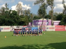 Imagen del entrenamiento de Chivas. TWITTER / @Chivas
