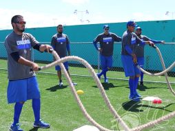 El entrenamiento de los auriazules incluye ejercicios de Cross-fit y mixtos. FACEBOOK / CharrosBeisbolOficial