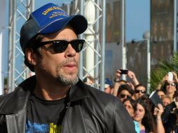 El protagonista de 'Che, El argentino' saluda y se hace fotos con los fans. NTX / J. Rojas