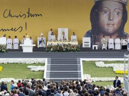 En la ceremonia se leyó una carta del Papa Francisco en la que resalta rasgos de la obra del religioso. EFE / P. Campos