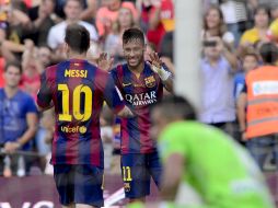 El conjunto catalán lleva 17 goles en seis jornadas y no ha recibido ninguno. AFP / J. Lago