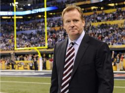Roger Goodell, comisionado de la liga, en medio del escándalo y las protestas. EFE / ARCHIVO