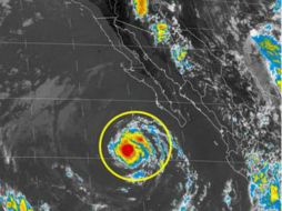 Se ubica a 740 kilómetros al oeste-suroeste de Cabo San Lucas. ESPECIAL / smn.conagua.gob.mx