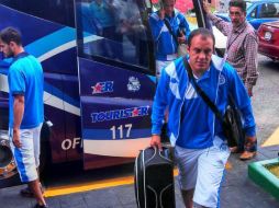 La veterana figura de Cuauhtémoc Blanco apareció en el hotel en total silencio. EL INFORMADOR / J. Robles