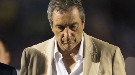 El 'Jefe' desvió su conversación y acabó criticando el estilo de juego de los Tigres. MEXSPORT / J. Martínez