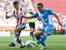 Chivas tuvo una mala actuación ante Puebla, empatando sin goles. MEXSPORT / J. Sánchez