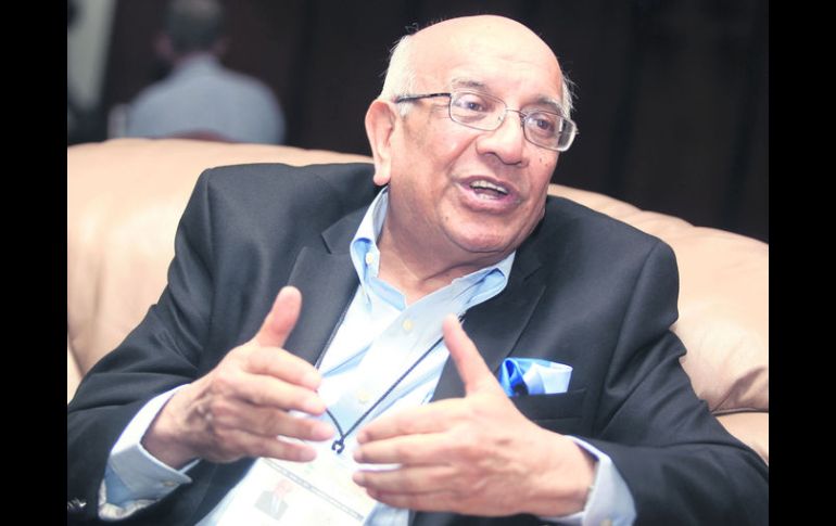 Som Mittal. El empresario asegura que México tiene todo para despegar y competir en Tic’s.  / A. Hinojosa