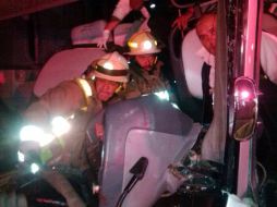 El hecho se presentó alrededor de las seis de la mañana en el kilómetro 12+800 de la autopista Tepatitlán-Zapotlanejo. ESPECIAL / UEPC Zapotlanejo